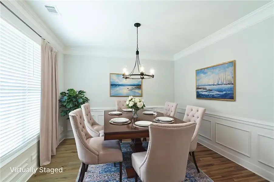 Furnished interior view inside a new home in , Hoschton (Image 13).