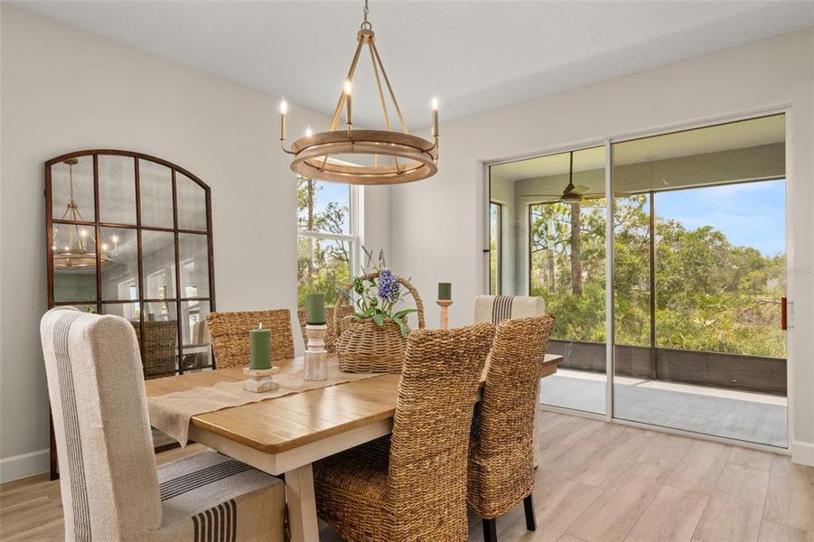 Furnished interior view inside a new home in , Sebring (Image 16).