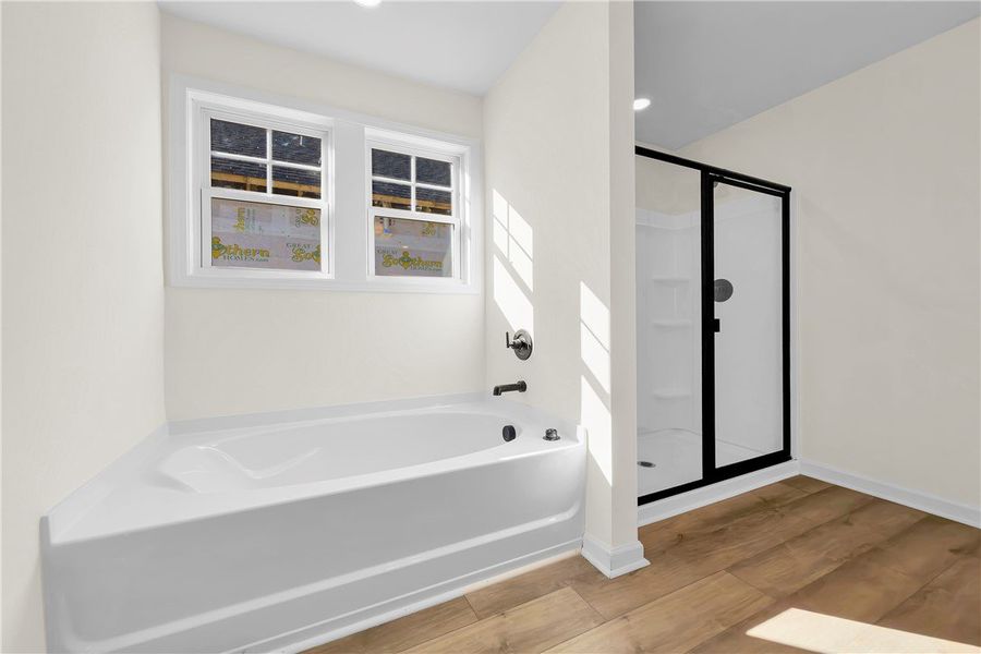 Furnished interior view inside a new home in Brownstone Park, Easley (Image 7).