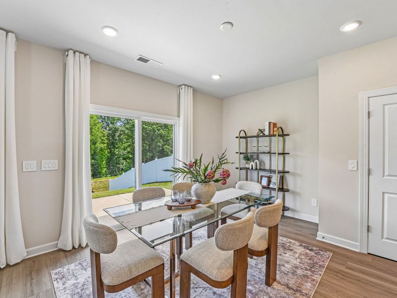 Furnished interior view inside a new home in Seattle Crossing, Shelby (Image 8).