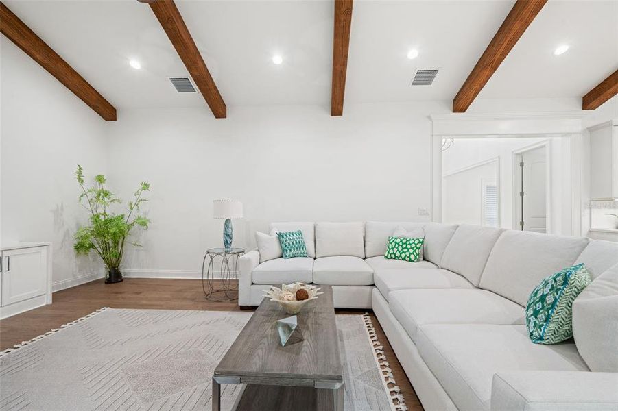 Furnished interior view inside a new home in , Tampa (Image 10). Furnished interior view inside a new home in , Tampa (Image 10).