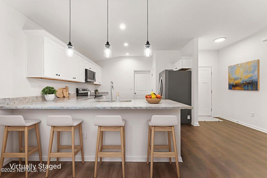 Furnished interior view inside a new home in , Green Cove Springs (Image 15).