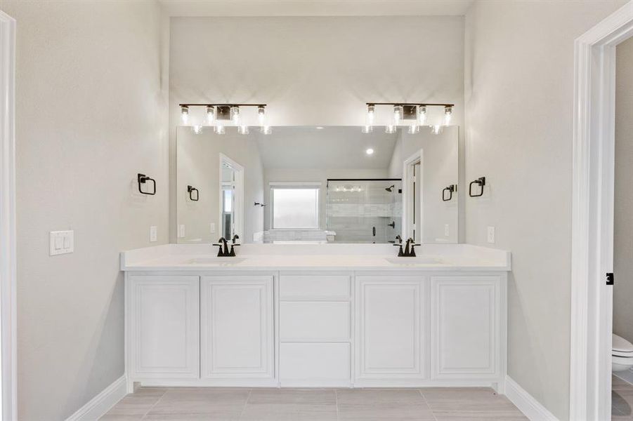 Furnished interior view inside a new home in East Oak Creek 50-55, Commerce (Image 6). Furnished interior view inside a new home in East Oak Creek 50-55, Commerce (Image 6).