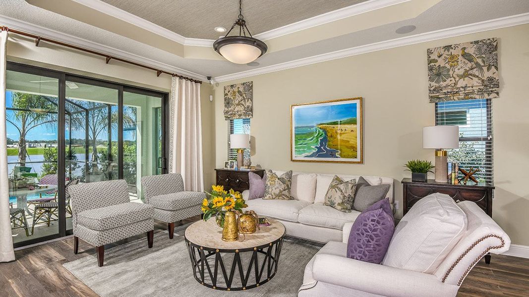 Furnished interior view inside a new home in Canoe Creek, Parrish (Image 13).