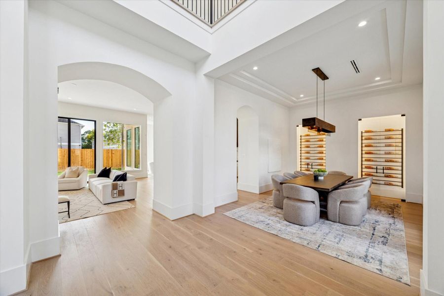Furnished interior view inside a new home in , Houston (Image 6).