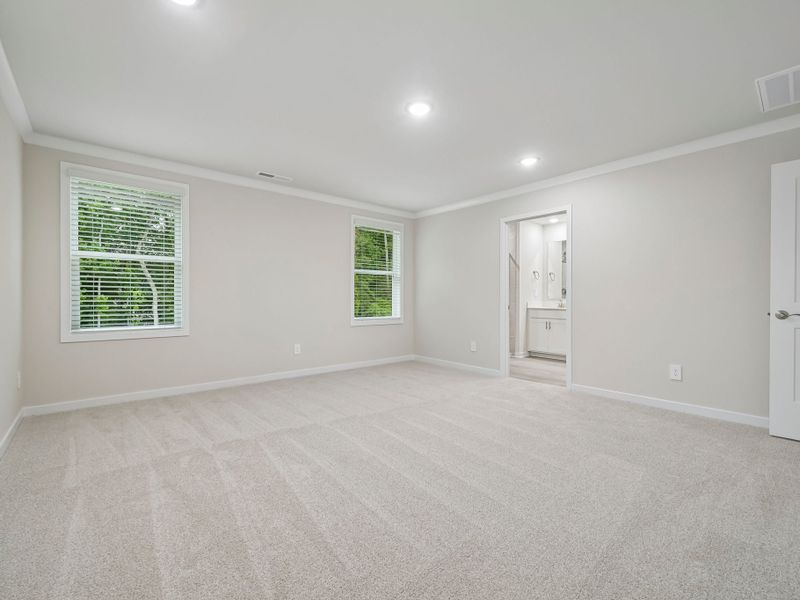 Spacious, unfurnished interior of a new home in The Heritage at Buffaloe Reserve, Raleigh (Image 14). Spacious, unfurnished interior of a new home in The Heritage at Buffaloe Reserve, Raleigh (Image 14).