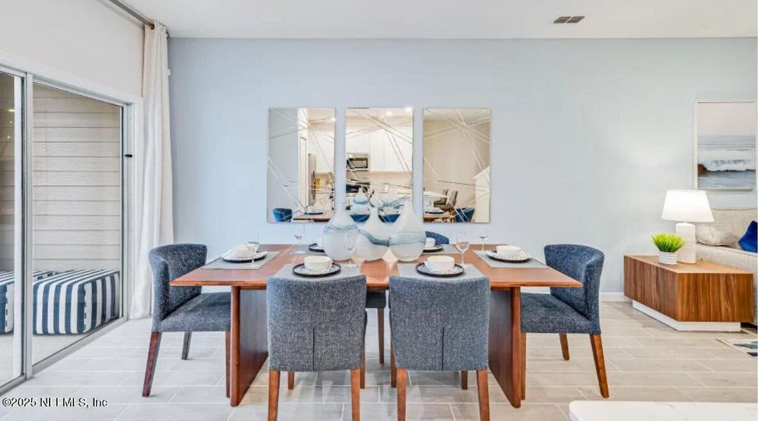 Furnished interior view inside a new home in , St. Augustine (Image 10).