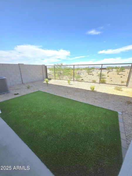 Lot 44 backyard Lot 44 backyard