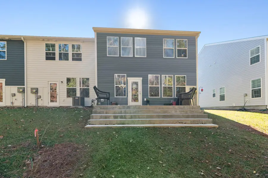 Exterior details and patio area of a home in Boykins Run Townhomes, Moncks Corner (Image 3).