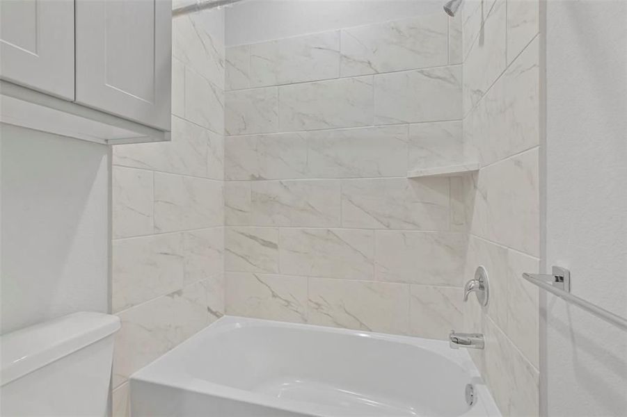 Furnished interior view inside a new home in Lakes at Black Oak, Magnolia (Image 53).