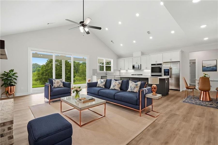 Furnished interior view inside a new home in , Demorest (Image 16). Furnished interior view inside a new home in , Demorest (Image 16).