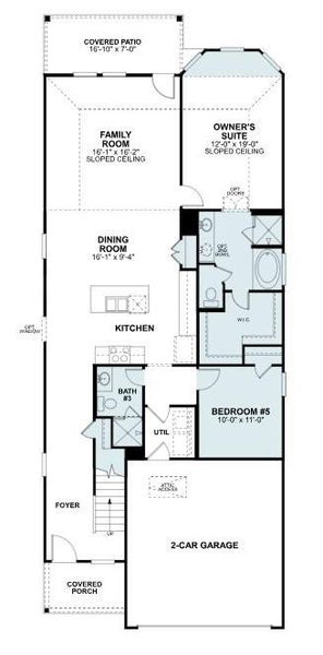 2D floor plan layout of this home in Sorella, Tomball, TX (Image 4). 2D floor plan layout of this home in Sorella, Tomball, TX (Image 4).