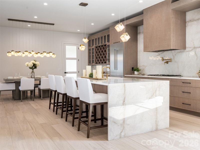 Furnished interior view inside a new home in , Arden (Image 13).