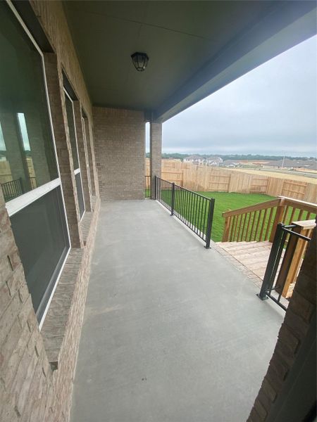 Rear covered patio Rear covered patio