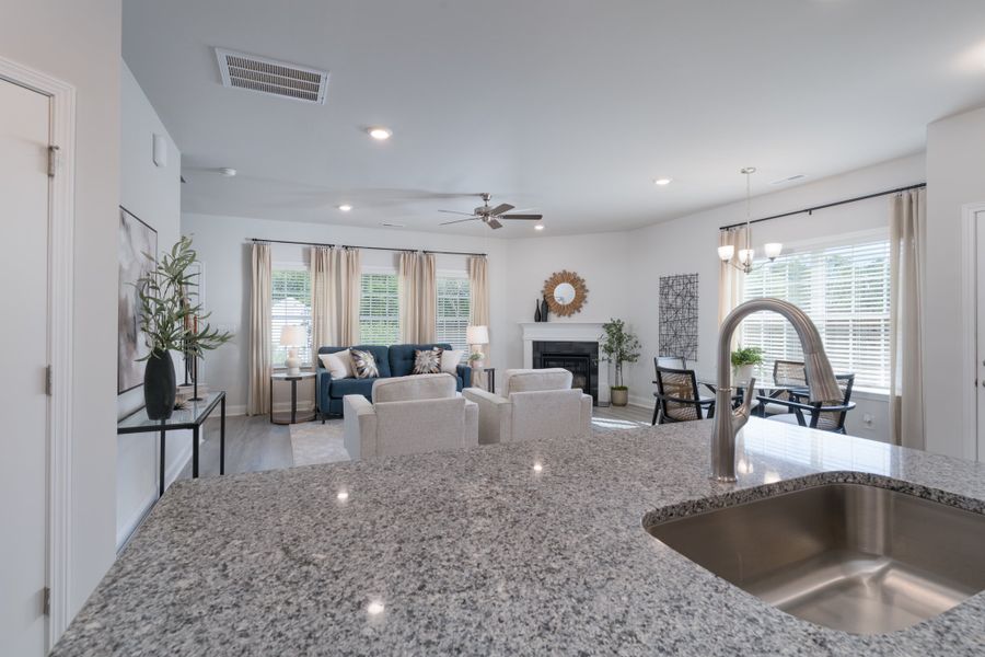 Furnished interior in a model home at Joyner Park in Rocky Mount (Image 12).