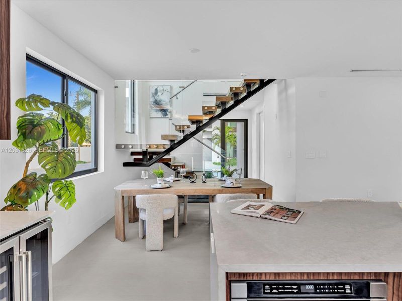 Furnished interior view inside a new home in , Dania Beach (Image 73).
