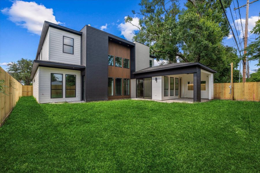 Discover the spacious backyard and modern design of this stunning home, with room for your very own swimming pool. Discover the spacious backyard and modern design of this stunning home, with room for your very own swimming pool.