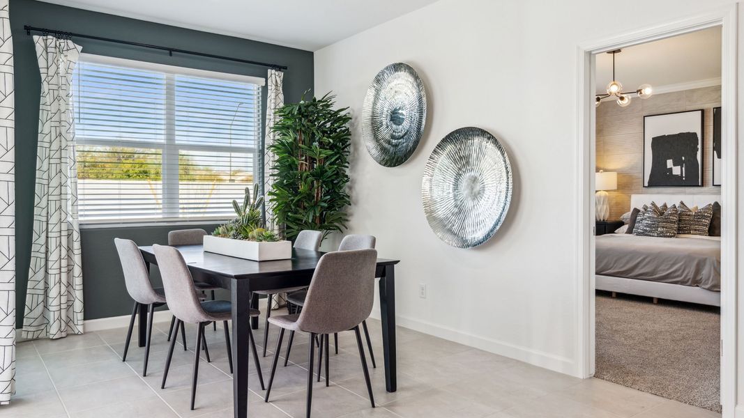 Furnished interior view inside a new home in Desert Moon Estates, Buckeye (Image 11). Furnished interior view inside a new home in Desert Moon Estates, Buckeye (Image 11).