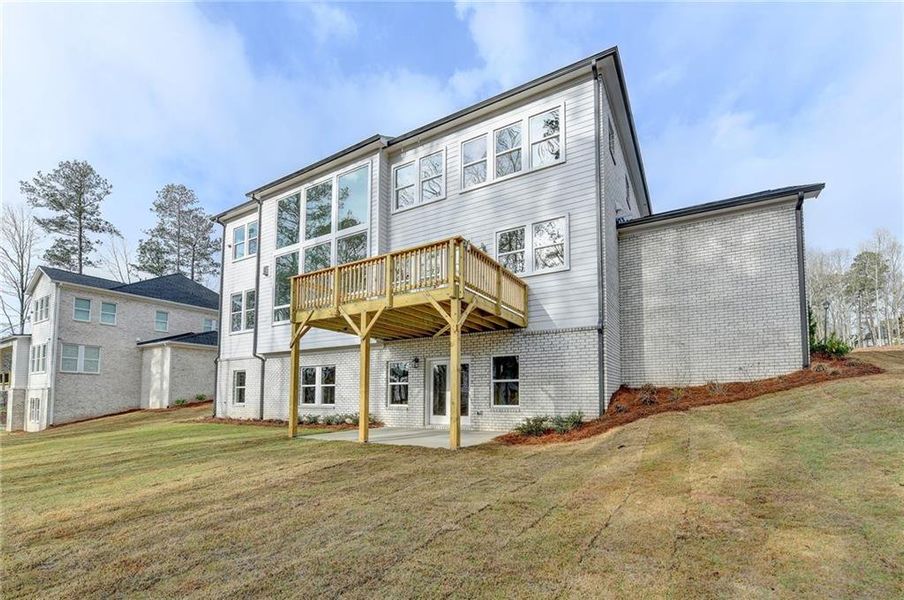 Exterior details and patio area of a home in , Cumming (Image 25).