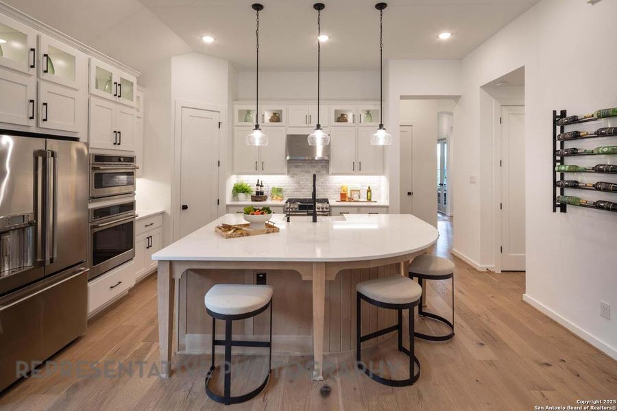 Furnished interior view inside a new home in Davis Ranch: 45ft. lots, San Antonio (Image 9).