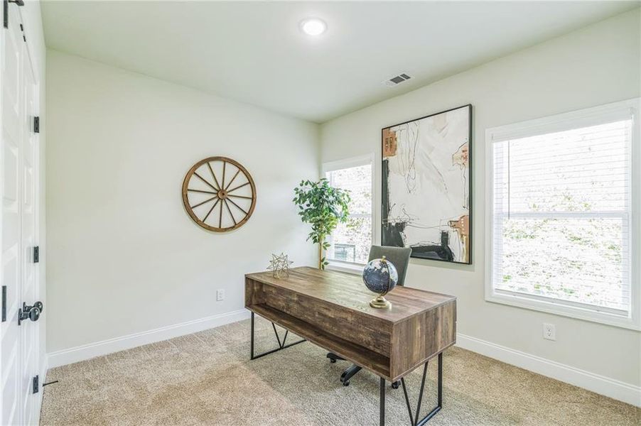Furnished interior view inside a new home in , Atlanta (Image 7).