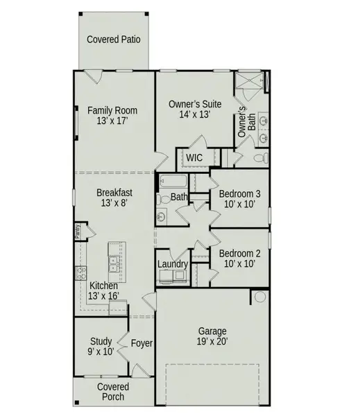 2D floor plan layout of this home in Jackson Hills, Clarksville, TN (Image 2). 2D floor plan layout of this home in Jackson Hills, Clarksville, TN (Image 2).