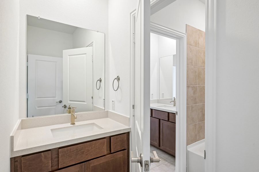 Furnished interior view inside a new home in The Ranch at Uptown Celina, Celina (Image 17).
