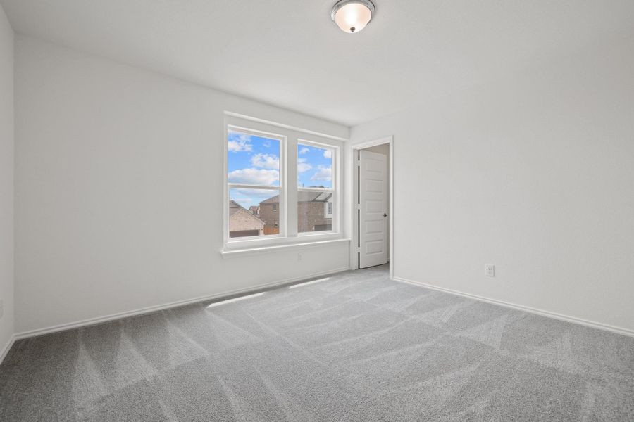 Spacious, unfurnished interior of a new home in Salerno - Heritage Collection, Round Rock (Image 27). Spacious, unfurnished interior of a new home in Salerno - Heritage Collection, Round Rock (Image 27).
