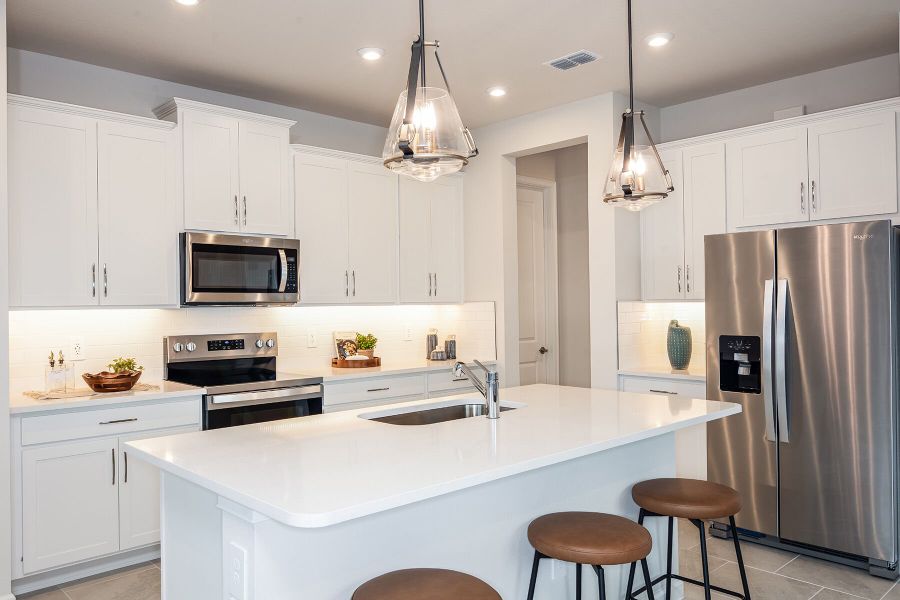 Representative furnished interior of a home built from the Brookstone by Mattamy Homes in Sanderling, Palmetto (Image 4).