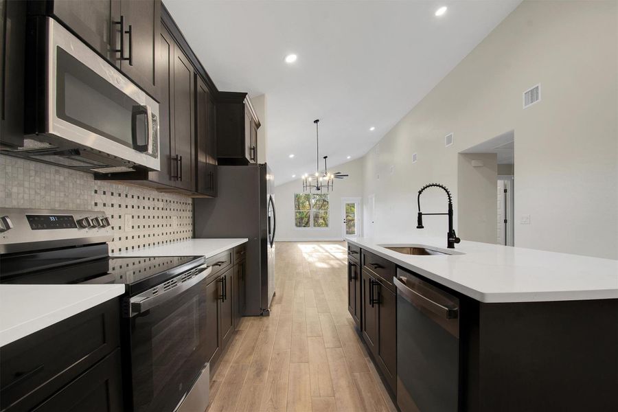 Furnished interior view inside a new home in , Bastrop (Image 15).