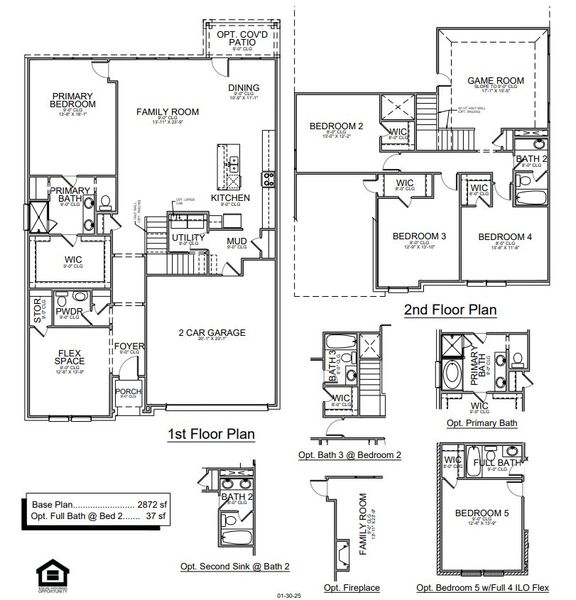 2D floor plan layout for the Isabella by Megatel Homes in Santorini, Seagoville, TX (Image 2). 2D floor plan layout for the Isabella by Megatel Homes in Santorini, Seagoville, TX (Image 2).