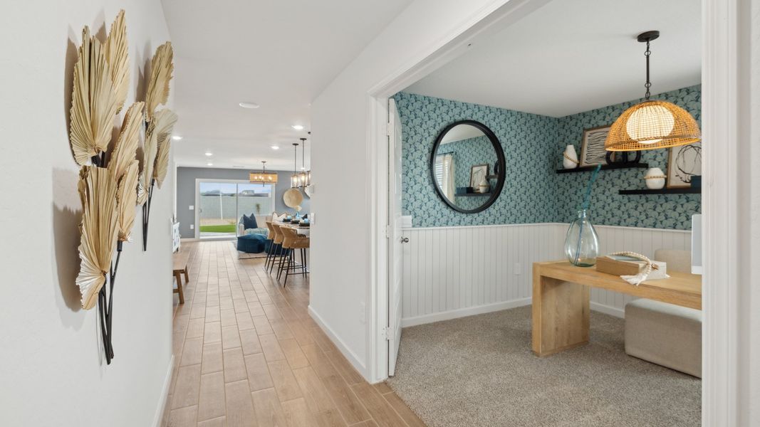 Furnished interior view inside a new home in Remington, Buckeye (Image 7).