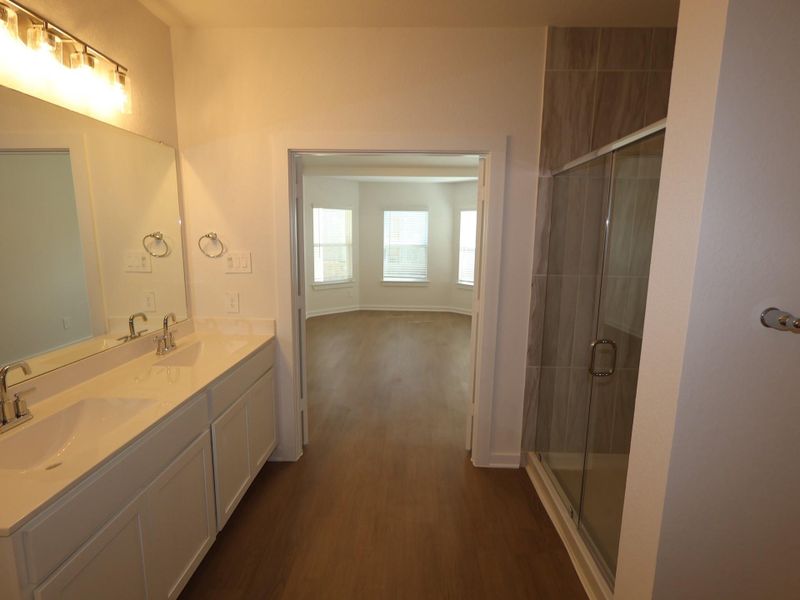 Furnished interior view inside a new home in Moran Ranch, Willis (Image 9). Furnished interior view inside a new home in Moran Ranch, Willis (Image 9).