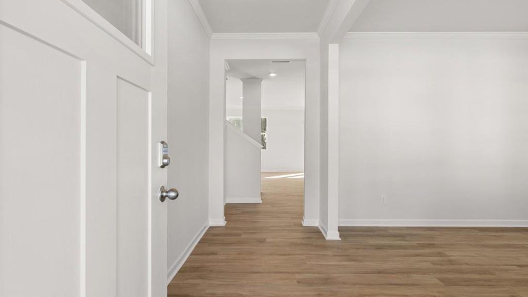 Spacious, unfurnished interior of a new home in Hamptons at Riverwood South, Dallas (Image 24).