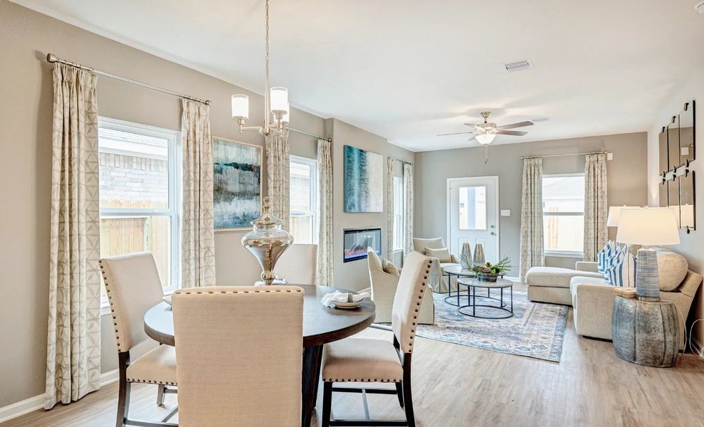 Furnished interior view inside a new home in Jackson Hills, Clarksville (Image 4).