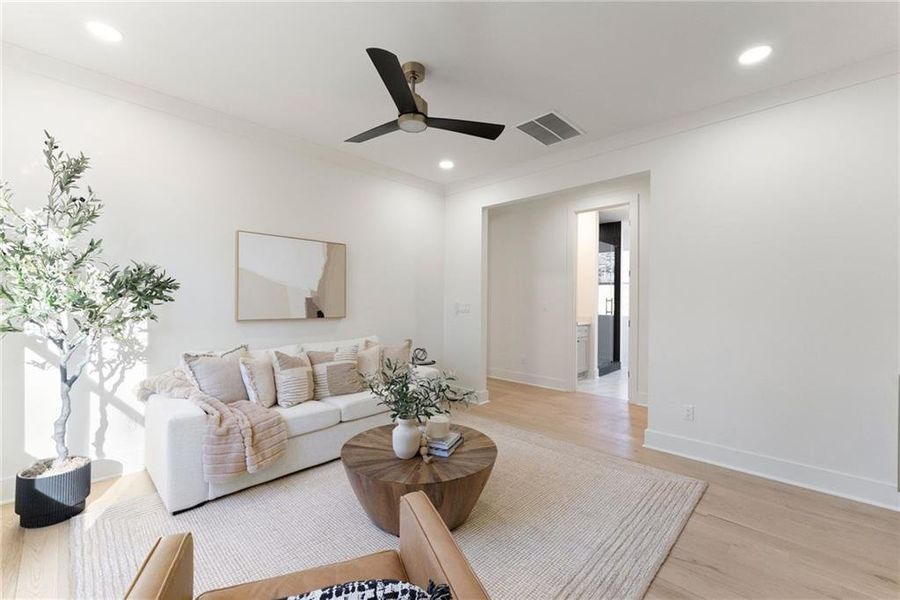 Furnished interior view inside a new home in , Cumming (Image 19). Furnished interior view inside a new home in , Cumming (Image 19).