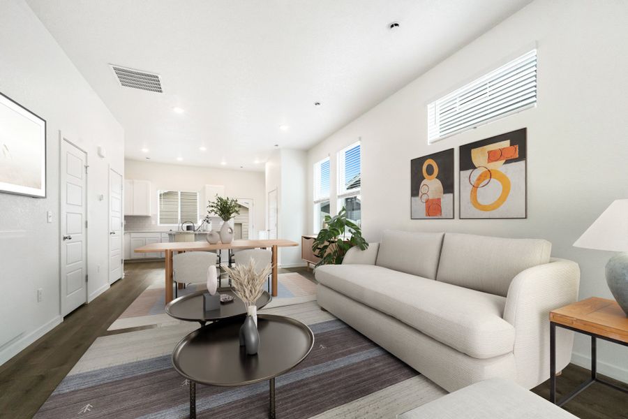 Representative exterior photo of a completed home built from the Telluride by Baessler Homes in Liberty Draw, Evans, CO (Image 16).