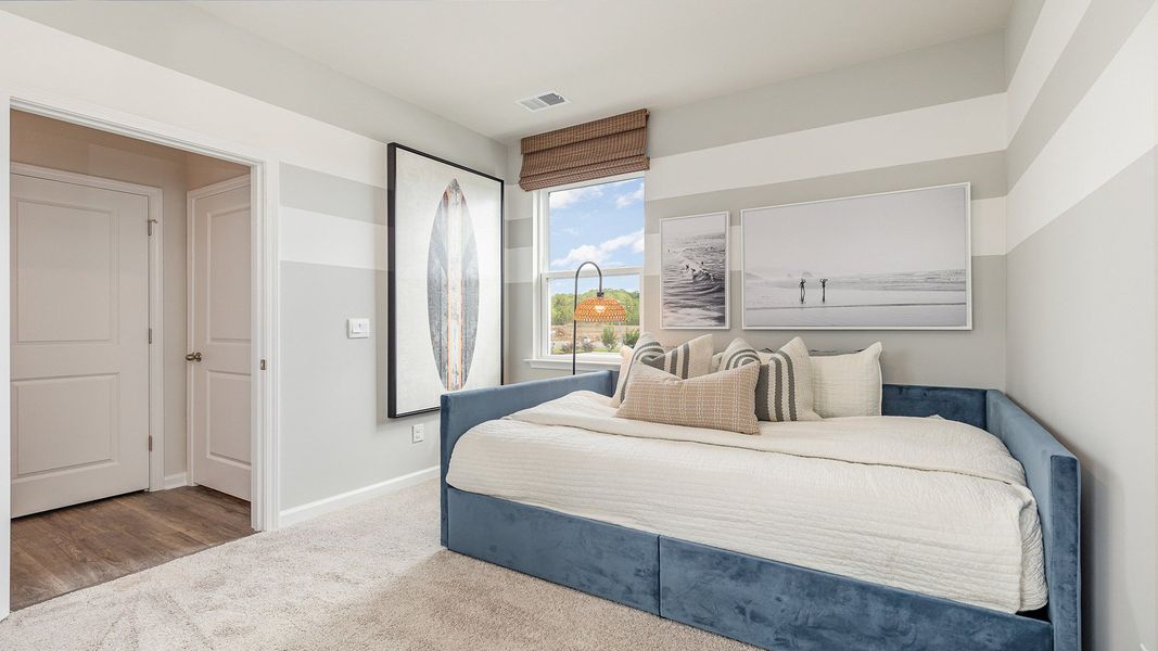 Furnished interior view inside a new home in Brunswick Plantation, Ash (Image 13).