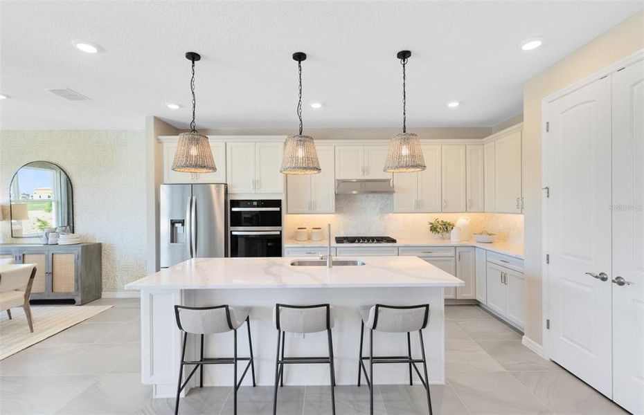 Furnished interior view inside a new home in Bridgewalk, St. Cloud (Image 14). Furnished interior view inside a new home in Bridgewalk, St. Cloud (Image 14).