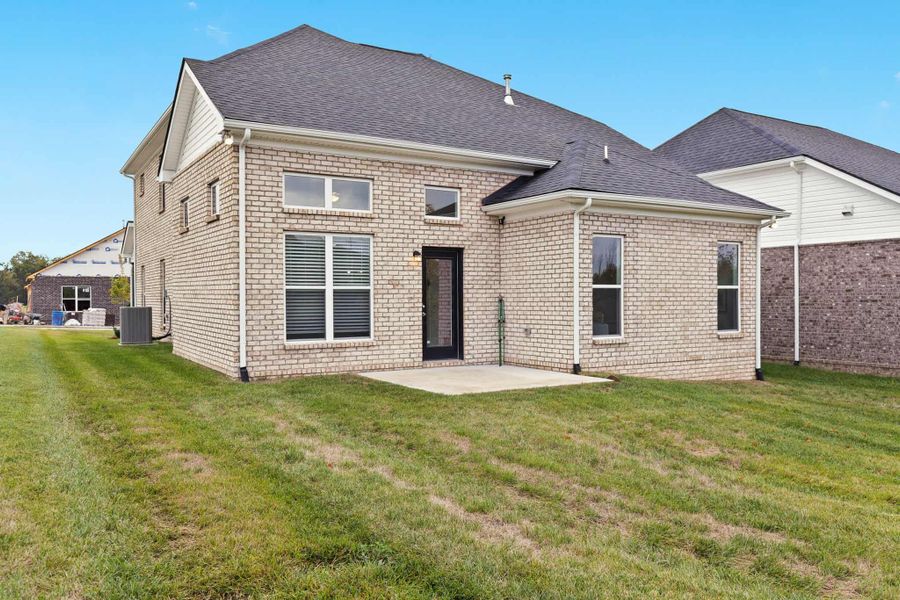 Exterior details and patio area of a home in Westfield Garden Homes, Gallatin (Image 4).