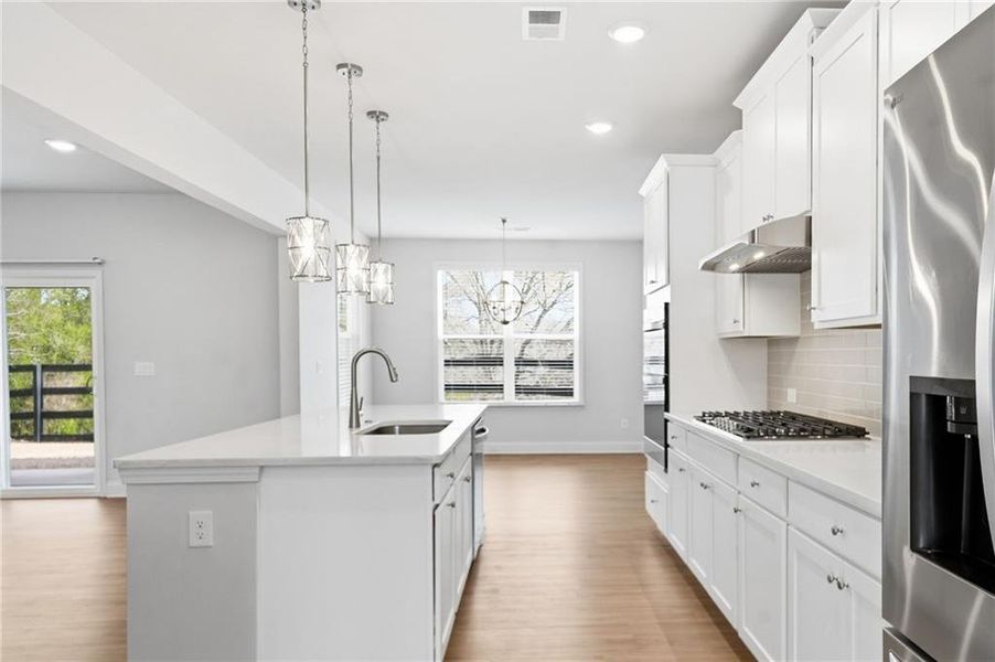Furnished interior view inside a new home in Carmichael Farms, Canton (Image 14).