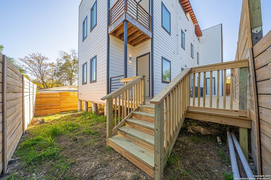 Exterior details and patio area of a home in , San Antonio (Image 19). Exterior details and patio area of a home in , San Antonio (Image 19).