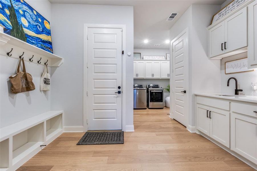Furnished interior view inside a new home in Pecan Square - Estates, Northlake (Image 32).