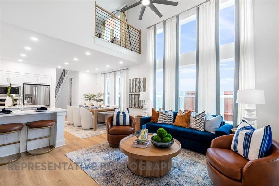 Furnished interior view inside a new home in Heritage Ranch, Sherman (Image 14).