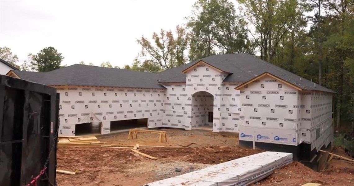 In-progress construction of a new home in , Mableton, GA (Image 3).