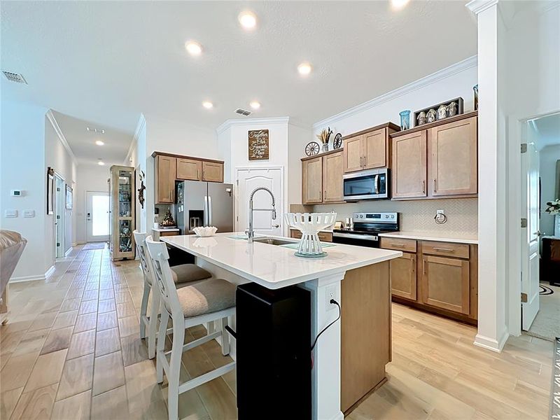 Furnished interior view inside a new home in Sawmill Branch Express, Palm Coast (Image 16).