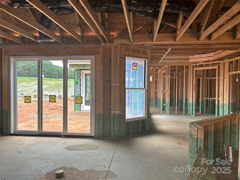 In-progress construction of a new home in The Courtyards at Quail Park, Mint Hill, NC (Image 3).