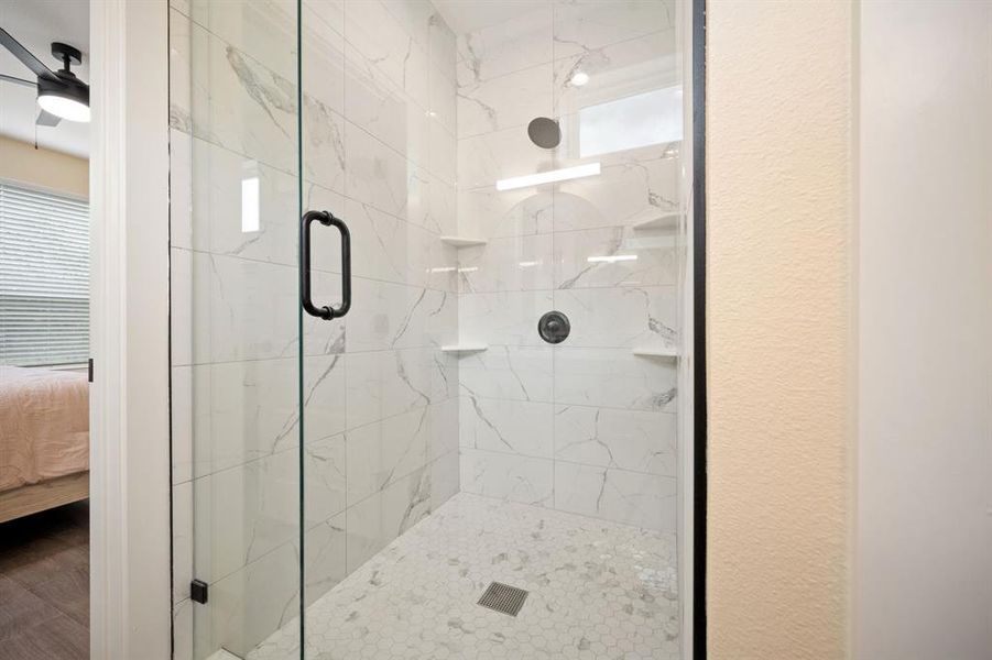 Close-up of interior finishes inside a home in , Dallas (Image 20).