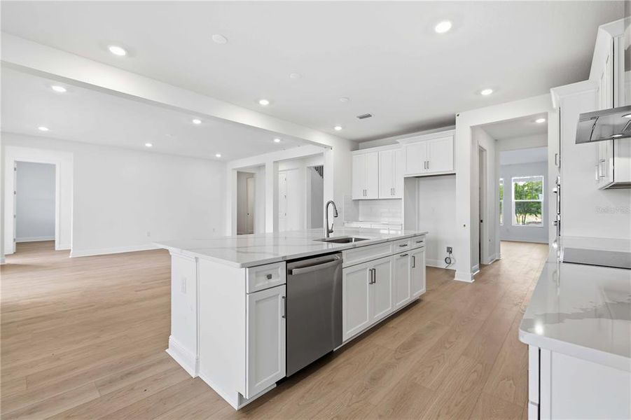Furnished interior view inside a new home in Creeks Edge at Twin Rivers, Parrish (Image 16).