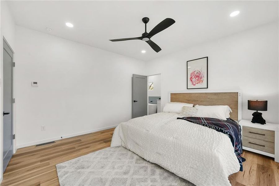 Furnished interior view inside a new home in , Atlanta (Image 10).